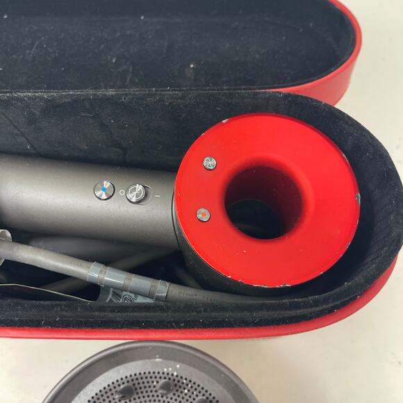 Dyson Supersonic Limited Edition Hair Dryer with Storage Case Iron/Red - Picture 7 of 9